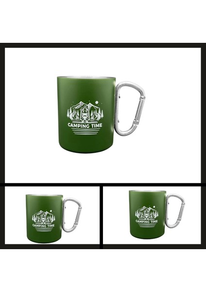 Uyguna-Yakala Yeşil OUT-1850 Orcamp Karabina Saplı Çelik Kupa BARDAK-MLZ.272 fiyatları