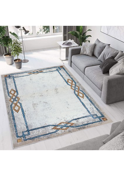 Dijital Baskı Yıkanabilir Kaymaz Taban Salon Halısı ve Yolluk LNA0755