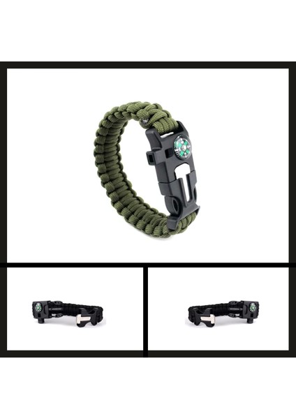 Uyguna-Yakala Haki 9595 Pusulalı & Magnezyum Çubuklu Paracord BILEKLIK-MLZ.225 fiyatları