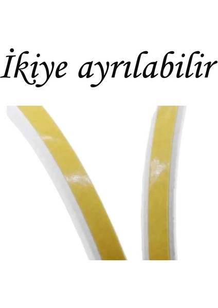 1x2=2 Metre Kapı Pencere Bandı Beyaz Fitili Yapışkanlı Soğuk Izolasyon Bant