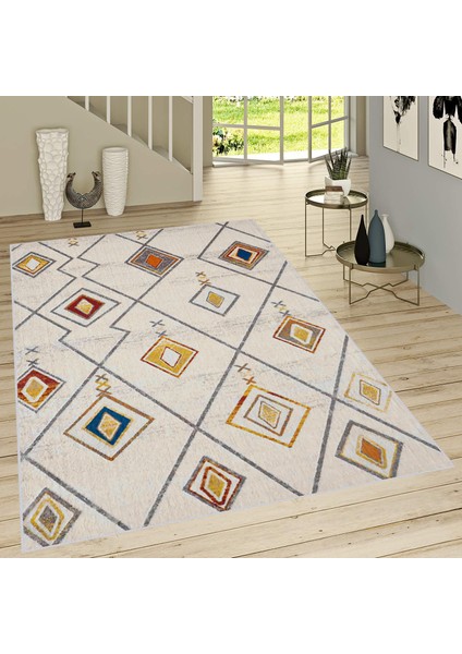 Dijital Baskı Yıkanabilir Kaymaz Taban Salon Halısı ve Yolluk RVG0739