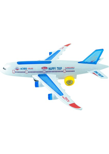 Oyuncak Uçak A380 Işıklı Sesli 30 cm modelleri