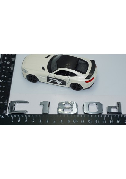 Benz C180D Bagaj Krom Abs 3m 3D Yazı Logo modelleri