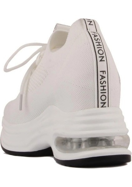 24Y300-3 Kadın Dolgu Taban Triko Taşlı Spor Ayakkabı fırsatları