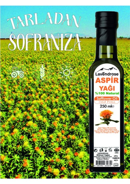 Aspir YAĞI250 ml %100 Doğalve Saf