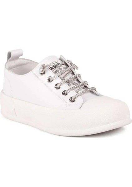 24Y384-3 Kadın Hakiki Deri Sneaker Ayakkabı