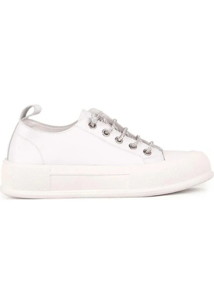 24Y384-3 Kadın Hakiki Deri Sneaker Ayakkabı