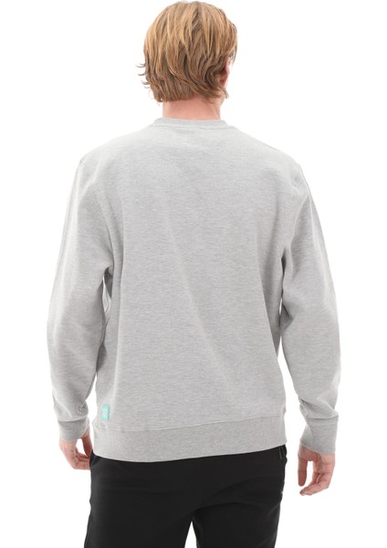 ESWTP0005 Esqudo Sweatshırt Prınt Erkek Sweatshirt Gri