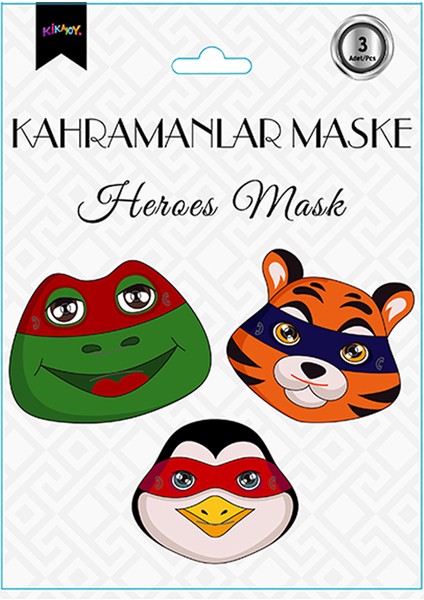 Kahramanlar Maske 3 Lü