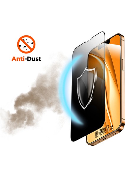 iPhone 15 Pro Esd Anti Static Hayalet Privacy Cam Ekran Koruyucu