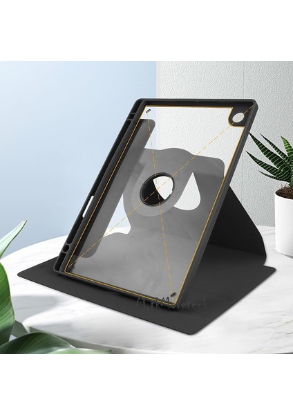 Samsung Galaxy Tab A9 Plus 11 Inç Kılıf Dönebilen Standlı Kalem Bölmeli Tablet Kılıfı Kalemlikli Kapak SM-X210 X213 X215 X217 modelleri