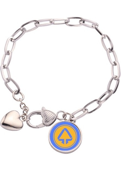 Virescence Greening Waste Sorting Heart Chain Bracelet Jewelry Charm Fashion (Yurt Dışından)