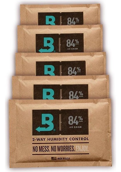 84 60G Humidor Puro Kutusu Nemlendirici 5li Eco Paket
