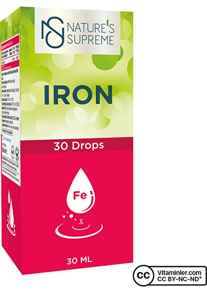 Nature's Supreme Iron Drops 30 ml