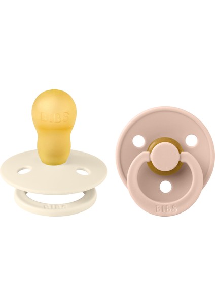 Colour Ikili Kauçuk Emzik- Ivory/blush 18+ Ay