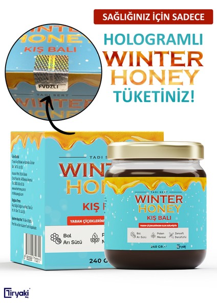 Meyan Köklü-Çam Kozalak Balı-Udi Hindi-Zencefil-Zerdeçal 240 gr Yetişkinler İçin