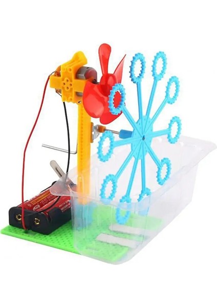 Mavi Stil Elektrikli Oyuncaklar Pratik Yetenek Sağlam Plastik Montaj Kabarcık Makinesi Oyuncak Boy Çocuklar Için Eğitici Dıy Oyuncaklar Çocuklar Için Hediyeler (Yurt Dışından)