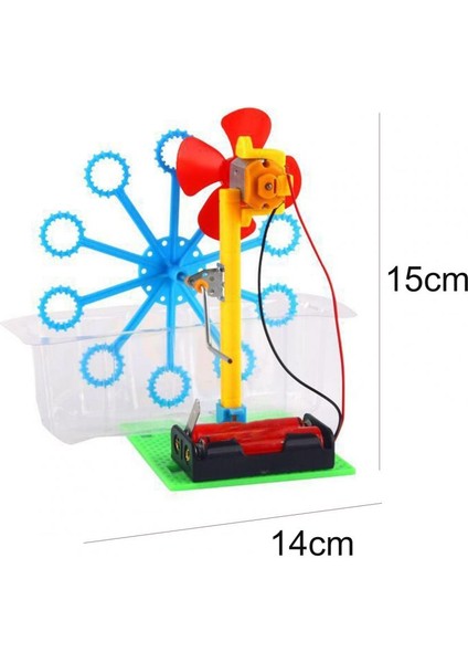 Mavi Stil Elektrikli Oyuncaklar Pratik Yetenek Sağlam Plastik Montaj Kabarcık Makinesi Oyuncak Boy Çocuklar Için Eğitici Dıy Oyuncaklar Çocuklar Için Hediyeler (Yurt Dışından)