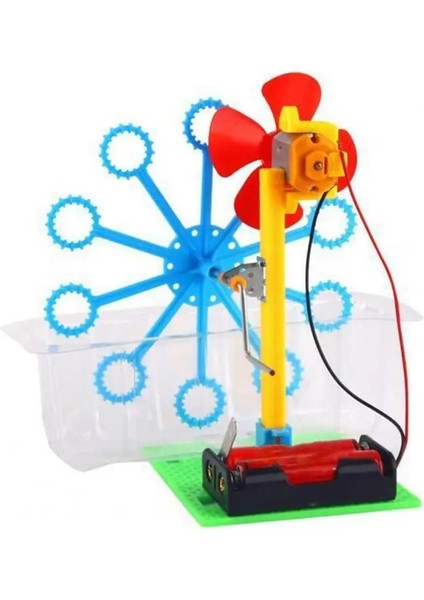 Mavi Stil Elektrikli Oyuncaklar Pratik Yetenek Sağlam Plastik Montaj Kabarcık Makinesi Oyuncak Boy Çocuklar Için Eğitici Dıy Oyuncaklar Çocuklar Için Hediyeler (Yurt Dışından)