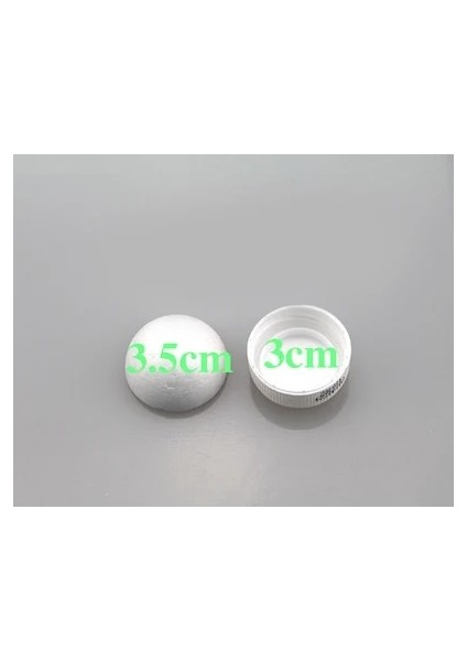 3.5cm 60PCS Tarzı Çapı Beyaz Yarım Yuvarlak Katı Polistiren Strafor Köpük Topları Çocuklar Için Çocuklar Için Dıy El Yapımıdekorasyon Malzemeleri (Yurt Dışından)