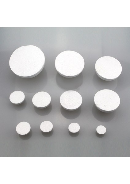3.5cm 60PCS Tarzı Çapı Beyaz Yarım Yuvarlak Katı Polistiren Strafor Köpük Topları Çocuklar Için Çocuklar Için Dıy El Yapımıdekorasyon Malzemeleri (Yurt Dışından)