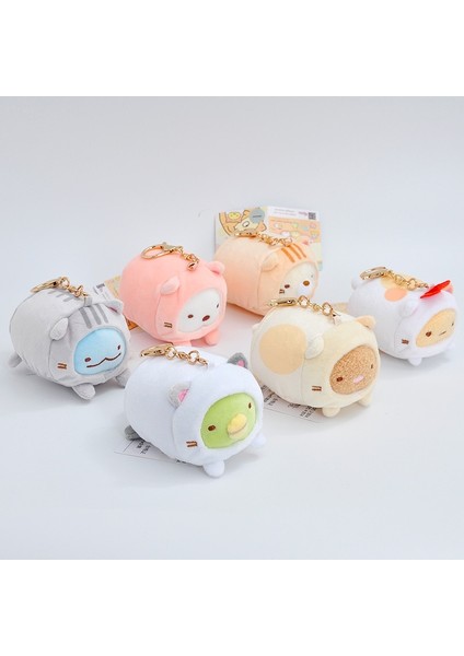 Bir Stil Peluş Kolye Oyuncak Kapaklı Anahtarlık Küçük Arkadaş Kedi Peluş Çanta Kolye Anahtarlık Bebek 8c, 6 Çeşit WJ04 (Yurt Dışından)