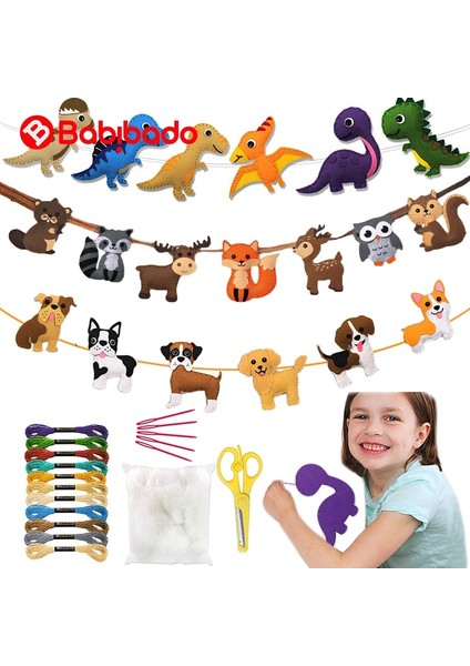 Kumral Tarzı Woodland Hayvanlar Zanaat Kiti Orman Yaratıklar Dıy Dikiş Çocuklar Yeni Başlayanlar Için Peluş Hayvanlar Keçe Eğitici Dikiş Seti Kız Sanat Oyuncak (Yurt Dışından) fırsatları