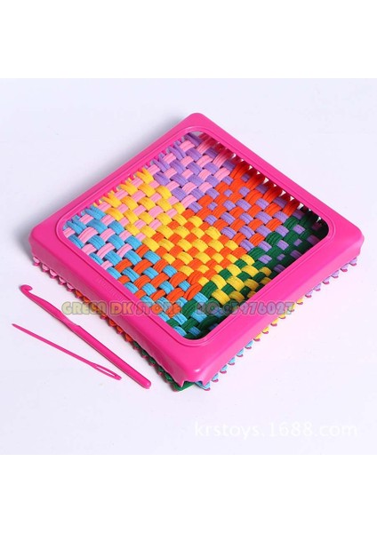 Çok Renkli Stil Eces Tezgahı Potholder Döngüler Dokuma Tezgahı Döngüleri Dokuma El Sanatları Döngüleri Dıy El Sanatları Malzemeleri Için Çoklu Renkler Dıy Zanaat Kiti (Yurt Dışından) modelleri