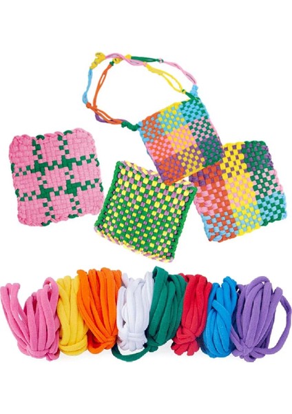 Çok Renkli Stil Eces Tezgahı Potholder Döngüler Dokuma Tezgahı Döngüleri Dokuma El Sanatları Döngüleri Dıy El Sanatları Malzemeleri Için Çoklu Renkler Dıy Zanaat Kiti (Yurt Dışından) fırsatları