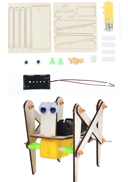 Elektronik Emekleme Robot Köpek Oyuncakları Çocuklar Için Dıy Monte Model Teknoloji Bilim Deney Eğitici Oyuncak Çocuk (Yurt Dışından)