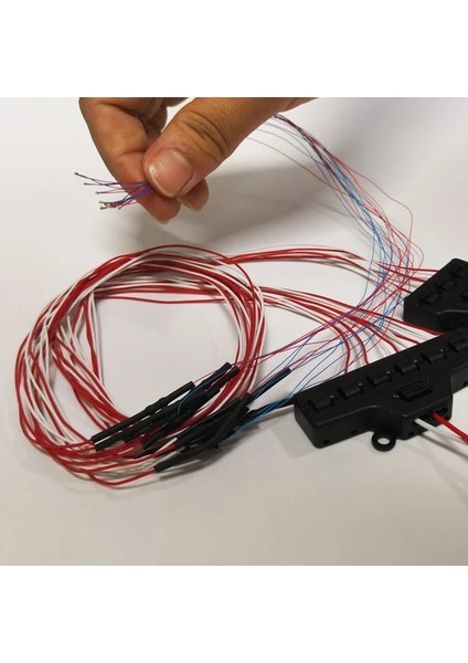 0402MOR Tarzı V Kablolu #md Led'ler,8 RENK,60CM Bağlantı Telleri,hobi Model Kitidemiryoludemiryoluyolyıldızgemisigundam Aydınlatma (Yurt Dışından)