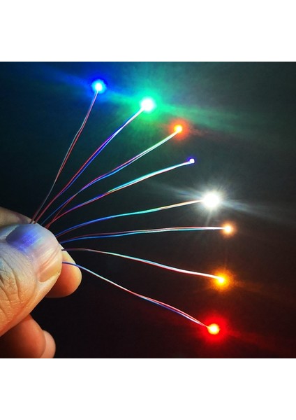 0402MOR Tarzı V Kablolu #md Led'ler,8 RENK,60CM Bağlantı Telleri,hobi Model Kitidemiryoludemiryoluyolyıldızgemisigundam Aydınlatma (Yurt Dışından)