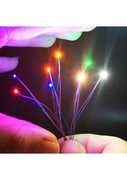 0402MOR Tarzı V Kablolu #md Led'ler,8 RENK,60CM Bağlantı Telleri,hobi Model Kitidemiryoludemiryoluyolyıldızgemisigundam Aydınlatma (Yurt Dışından)