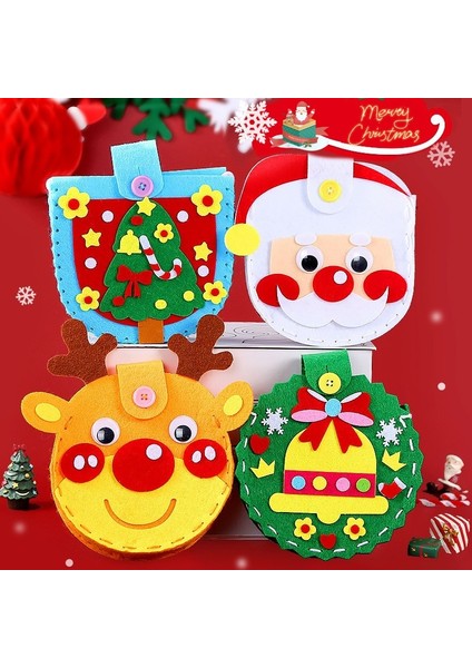 Kardan Adam Rastgele Tarzı Noel Şeker Çanta Çocuklar Dıy El Yapımı El Sanatları Kitleri Yaratıcı Anaokulu El Sanatları Oyuncaklar Malzeme Paketi Çocuklar Noel Partisi Hediyesi (Yurt Dışından)