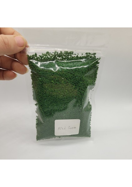 Orta Yeşil Stil Model Ağacı Için 30G Yeşillik Malzemeleri, Zemin Köpük Tozu Diy Ağacı Yeşillik Askeri Kum Masa Modeli Manzara Düzeni Diorama (Yurt Dışından)
