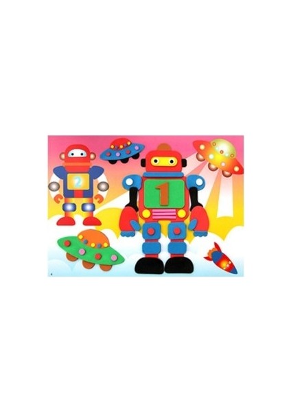 F13 Stili Eva 3D Etiketler 3D Yapıştırma Kağıt Çocuk El Yapımı Dıy Malzemeler Çocuklar Dıy Craft Oyuncaklar Bebek Anaokulu Bulmaca Oyuncak Stereo Sticker (Yurt Dışından)
