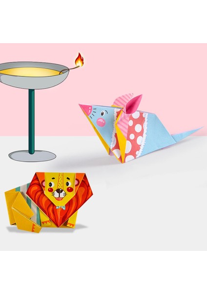 Dıy Çocuklar Zanaat Oyuncak Montessori Oyuncaklar 3D Karikatür Origami El Sanatları Kağıt Zanaat Sanat Öğrenme Çocuklar Için Eğitici Oyuncaklar (Yurt Dışından)