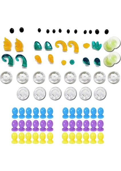 90 Balon Stili Oonies Dolum Paketi Çocuk Dıy El Yapımı Yaratıcı Yapışkan Top Onoies Kabarcık Şişirme Oyuncak Masa Gametoy Balon Oyun Seti (Yurt Dışından)
