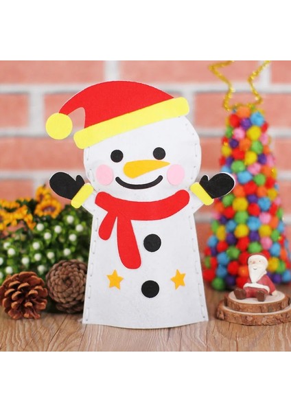 No.11 Stili 1 Adet Dıy Dikiş Seti Çocuklar Kukla Tiyatrosu El Sanatları Için Oyuncaklar Üzerinde Hissettim Hikaye Anlatmak Hayvan Kurbağa Eğitici Çocuk Kız Noel Hediyesi (Yurt Dışından)