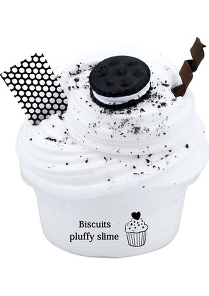 1 Adet Pembe Tarzı Yeni Varış Yumuşak Kabarık Balçık Çikolatalı Kurabiye Charms Tereyağı Kil Gerilmiş ve Yapışkan Olmayan Stres Giderici Kokulu Dıy Oyuncak 60ML (Yurt Dışından)