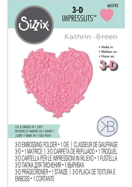 665743 3dimpresslit Stili Sizzix3-D Impresslits Kabartma Klasör Dokusu Soluyor Switchlits-Tim Holtz Orijinal Montajlı Gerçek Ürün Önemsizjournal Scrapbook (Yurt Dışından)