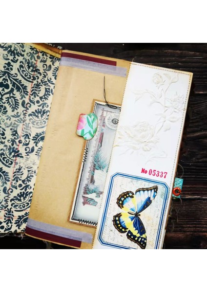 665743 3dimpresslit Stili Sizzix3-D Impresslits Kabartma Klasör Dokusu Soluyor Switchlits-Tim Holtz Orijinal Montajlı Gerçek Ürün Önemsizjournal Scrapbook (Yurt Dışından)
