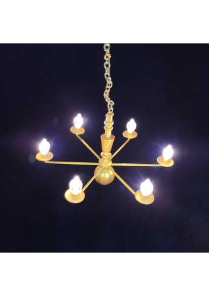 No.2 Tarzı Ale Modeli LED Tavan Lambası Dollhouse Mobilya Avize 3V Hafif Kum Masa Diy Malzeme Minyatür Aksesuarlar Çocuk Oyuncak (Yurt Dışından)