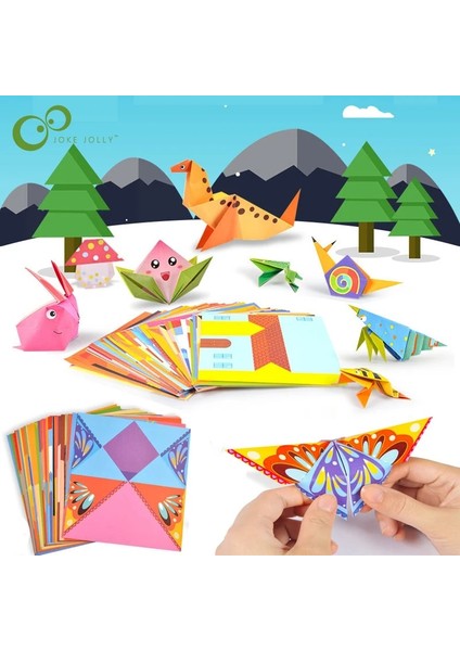 Hayvan Stili Montessori Oyuncaklar 3D Dıy Çocuk Oyuncağı Origami Karikatür Hayvan Kitap Oyuncak Çocuklar Dıy Kağıt Sanat Bebek Erken Öğrenme Eğitim Oyuncaklar Hediyeler Zxh (Yurt Dışından) modelleri