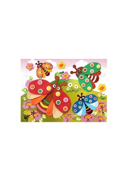 F12 Stili Eva 3D Etiketler 3D Yapıştırma Kağıt Çocuk El Yapımı Dıy Malzemeler Çocuklar Dıy Craft Oyuncaklar Bebek Anaokulu Bulmaca Oyuncak Stereo Sticker (Yurt Dışından)