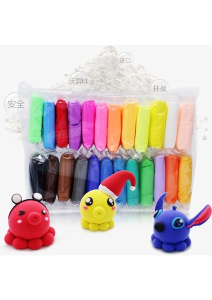 12 Renk Stili 36 Colorsset Kabarık Süper Hafif Yumuşak Kil Çocuklar Dıy Eğitici Oyuncaklar Hava Kuru Fidget Sakız Polimer Hamuru Kil Oyuncak Hediye (Yurt Dışından)