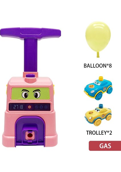 Gaz Pembe Tarzı Çocuk Balon Araba Fırlatma Kulesi Atalet Eğitici Oyuncak Aerodinamik Araba Deneysel Bilim Erken Eğitim Oyuncak Hediye (Yurt Dışından) fiyatları