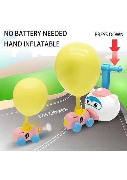 Gaz Pembe Tarzı Çocuk Balon Araba Fırlatma Kulesi Atalet Eğitici Oyuncak Aerodinamik Araba Deneysel Bilim Erken Eğitim Oyuncak Hediye (Yurt Dışından) modelleri