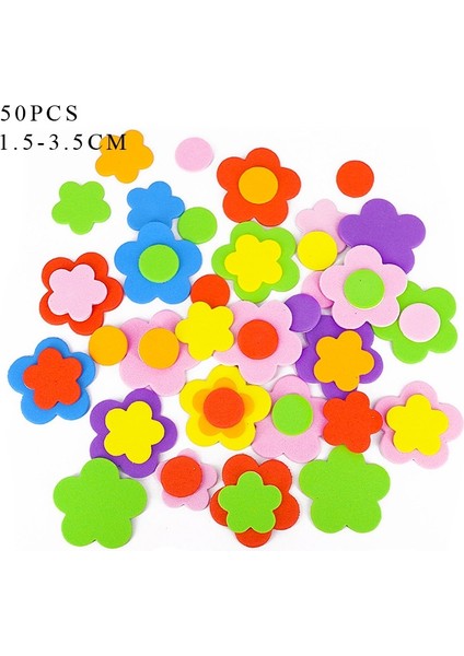 50 Adet Çiçekler Tarzı Geometrik Şekil Köpük Etiket Yıldız Kalp Hayvanlar Köpük Çıkartmalar Çocuk Oyuncak Erken Eğitim Öğrenme Anaokulu Zanaat Diy Oyuncak (Yurt Dışından)