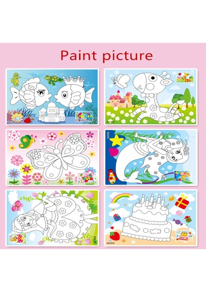 1 Adet Rastgele Stil Diamond Art Sticker Mozaik Craft Çocuklar Eğitici Bulmaca Kristal Dıy Boyama Karikatür Elmas Sticker Oyuncaklar Kiti Oyuncak Taş Sticker (Yurt Dışından)